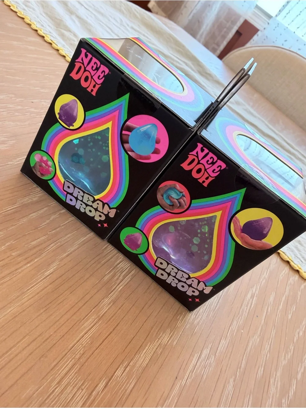 NeeDoh Dream Drop Bundle of Blue and Purple